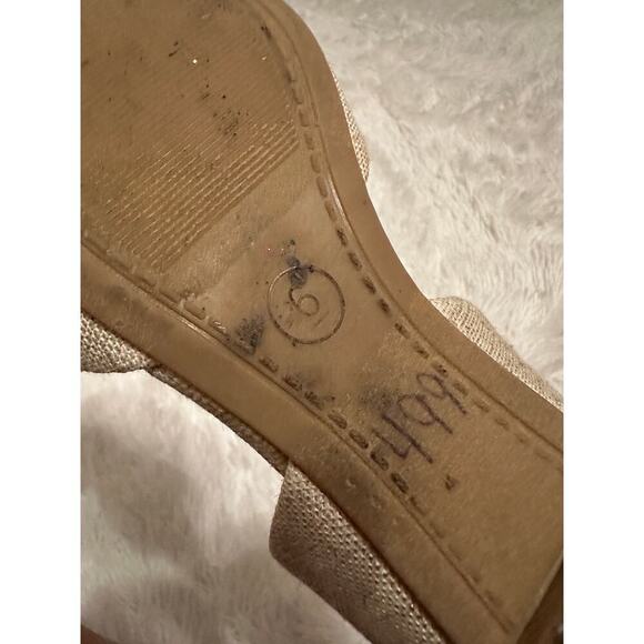 A New Day Size 6 Tan Julie Pointed Toe Slip On Ballet Flats Office Workwear - Picture 4 of 6